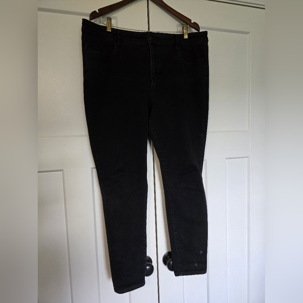 American Eagle Outfitters Black Dream Stretch Hi Rise Jegging 18 Regular #2
